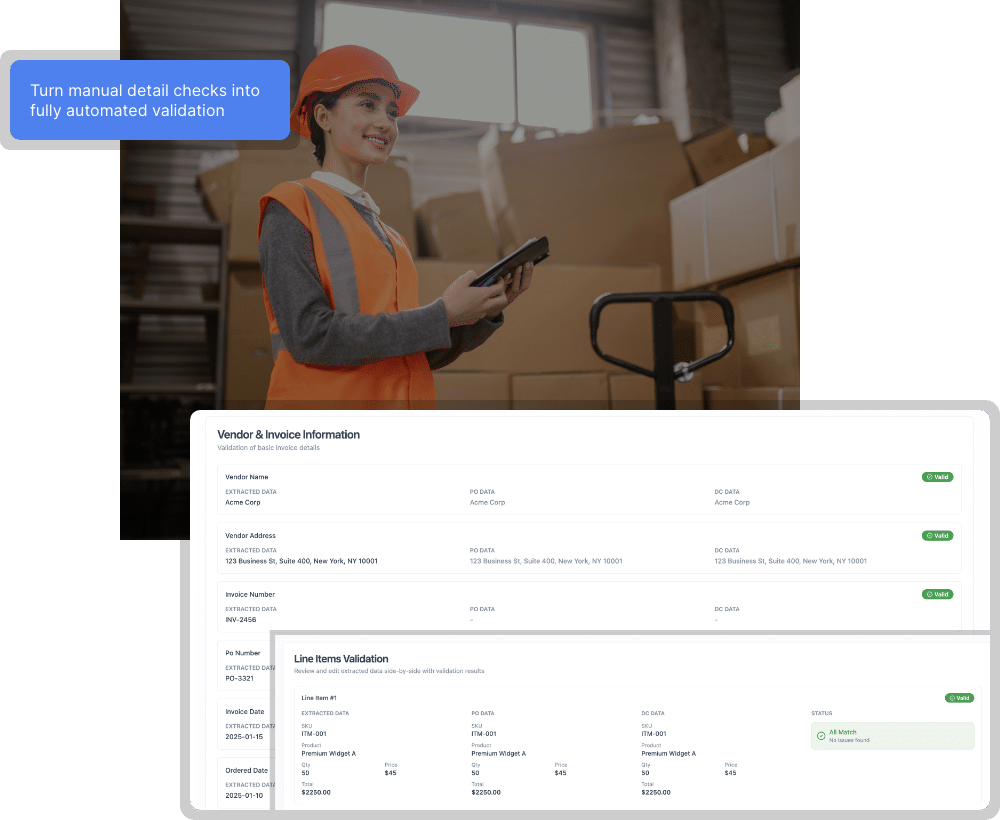 Validate Invoices