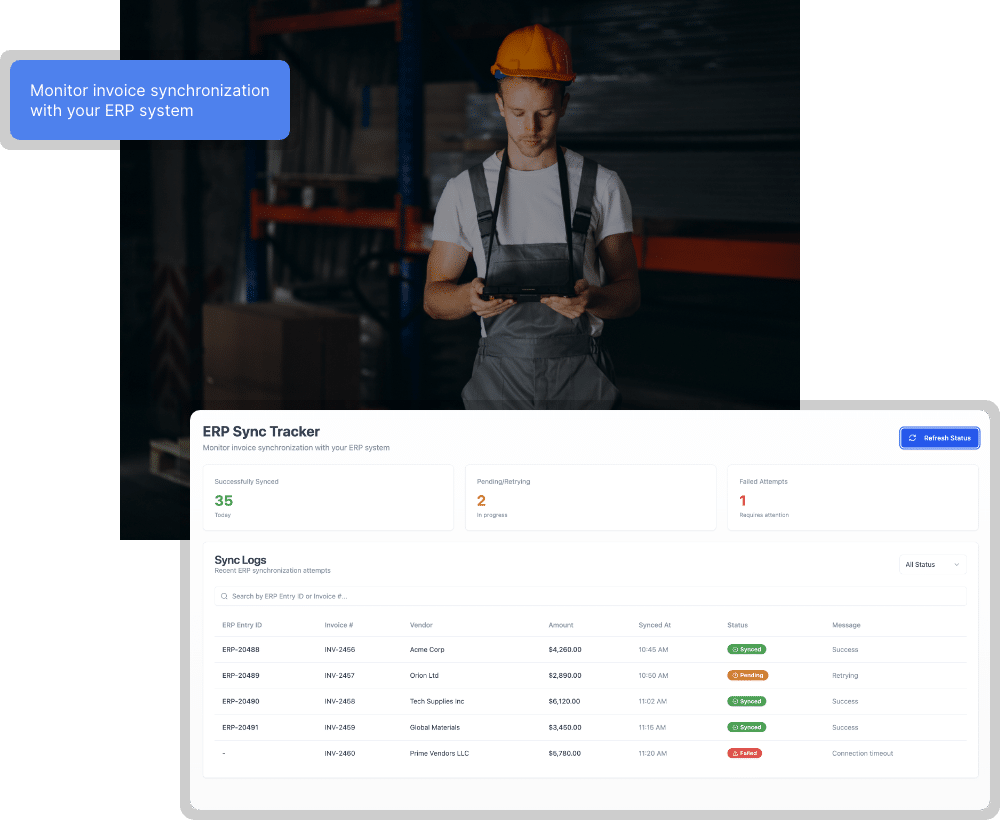 Monitor Invoice